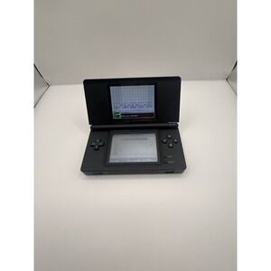 Nintendo DS Lite Black Onyx USG-001 Handheld Console w/ OEM Charger – Tested